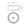 Раковина АКВАТОН MILA 40х40